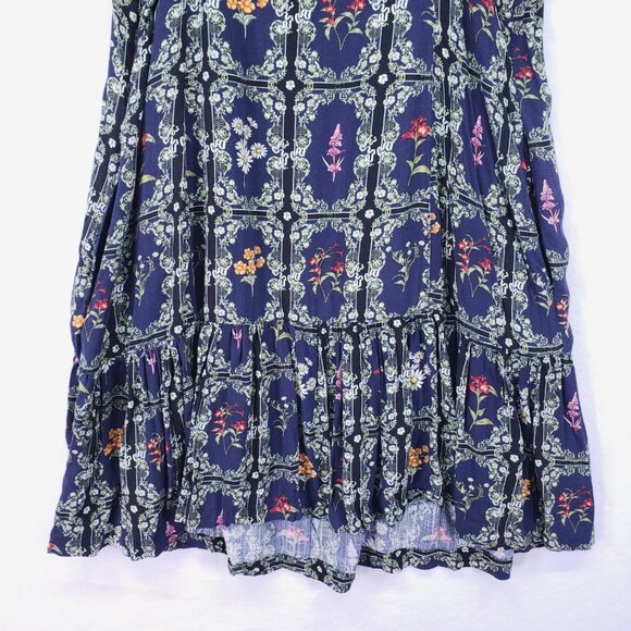Agua Bendita x Target Dainty Floral Tile Multicolor Ruffle Mini Dress Size XXL - Picture 10 of 13